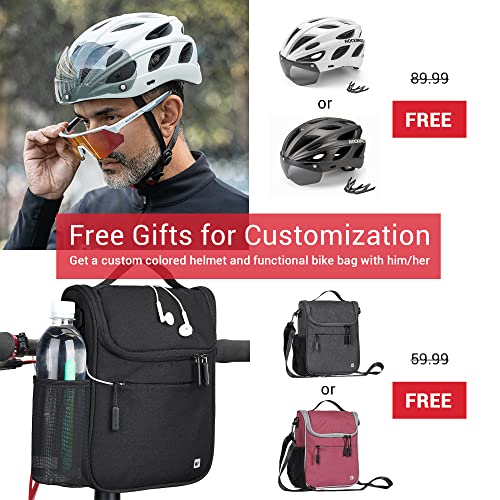 Himiway Cruiser Electric Bike For Adults, 26" X 4" Fat Tire 60Miles Range 48V 17.5Ah Battery 750W Electric Bike, 25Mph Electric Bicycle 350Lbs Payload, Shimano 7 Speed #TOP1