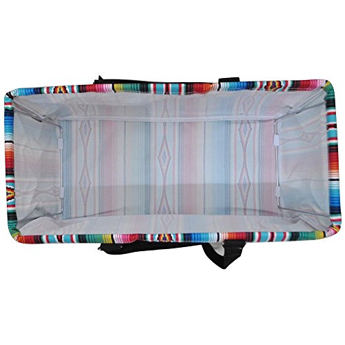 N. Gil All Purpose Open Top 23" Classic Extra Large Utility Tote Bag 2017 Spring Collection (Serape Black), X-Large4