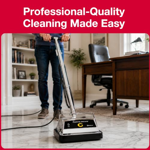 Image of Koblenz P-1800 Floor Polisher and Buffer, 12 in Twin Brush, 2 Speeds, Gold