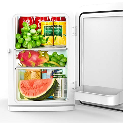 MU Portable Mini Fridge - 16L Compact Refrigerator Holds 20 X 330Ml Cans,Pink