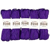 Amazon | DARUMA 夢色木綿 毛糸 極太 Col.21 クリーム 系 25g 約26m 5