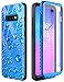 Temdan Samsung Galaxy S10 Plus Case, Fingerprint ID with Built-in Screen Protector Full Body Heavy Duty Protection Shockproof Cover for Samsung Galaxy S10 Plus 6.4 inch 2019 (Blue)