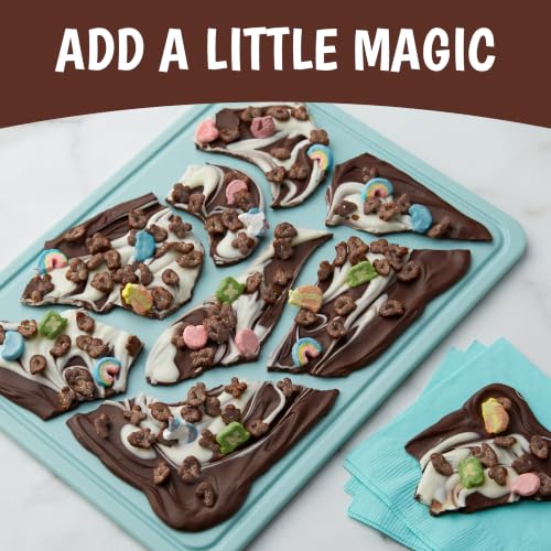Image of Lucky Charms Chocolate Kids Breakfast Cereal with Marshmallows, 10.6 oz