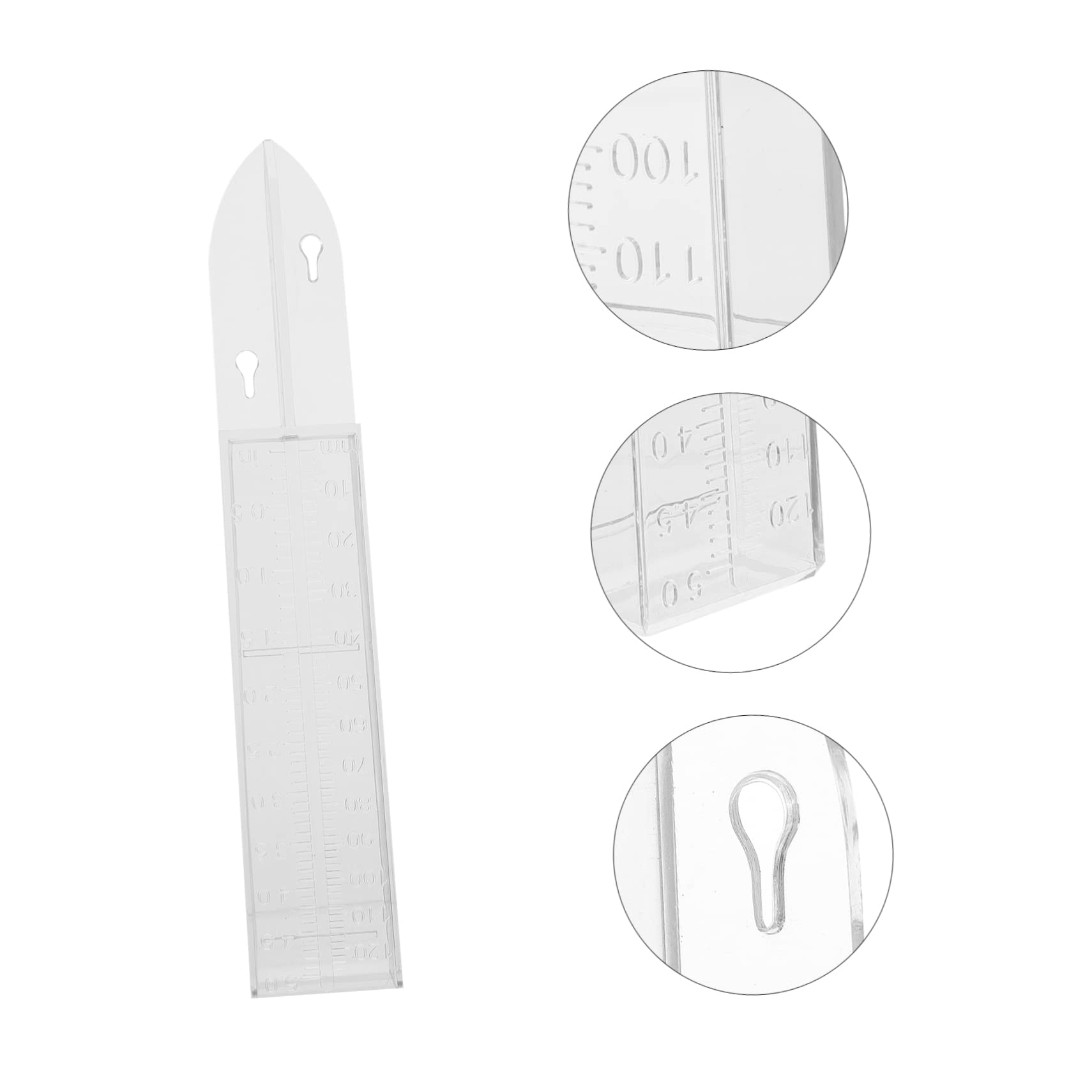 balacoo Rain Gauge Large Rain Gauge Outdoor Easy to Read Scale for Daily Use and Agriculture