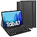 Produktbild TASTATUR für Samsung Galaxy Tab A7 (Deutsches QWERTZ) Tastatur, Bluetooth Abnehmbarer Tastatur mit Hülle Standfunktion für Samsung Galaxy Tab A7 2020 10,4 Zoll, Schwarz