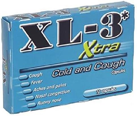 JUWA Product of XL-3 Xtra, Cold & Cough Capsules, Count 1 - Medicine Cold/Sinus/Allergy/Grab Varieties & Flavors