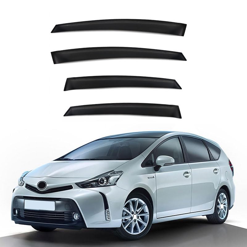 Déflecteurs de vent pour Toyota Grand Prius+ 2011-2017 | Pare-soleil et pluie 4 pièces