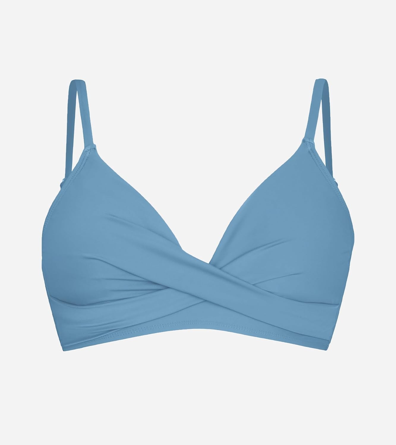 CUPSHE Women's Bikini Top Bathing Suit V Neck Adjustable Spaghetti Straps Twist Front - Image 4