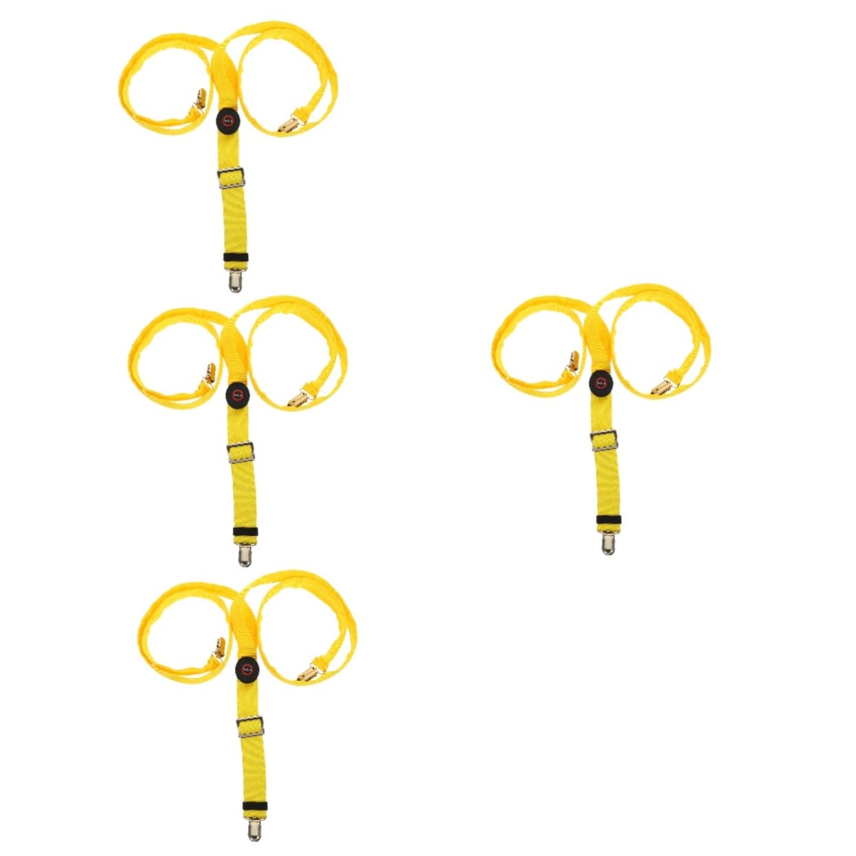 GALPADA 4pièces Bretelles Lumineuses Réglables Pour Pantalon Avec Clips Accessoires De Fête Et Festival Led Éclairant