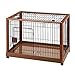 Richell Wood Mobile Pet Pen 940, Autumn Matte Finish