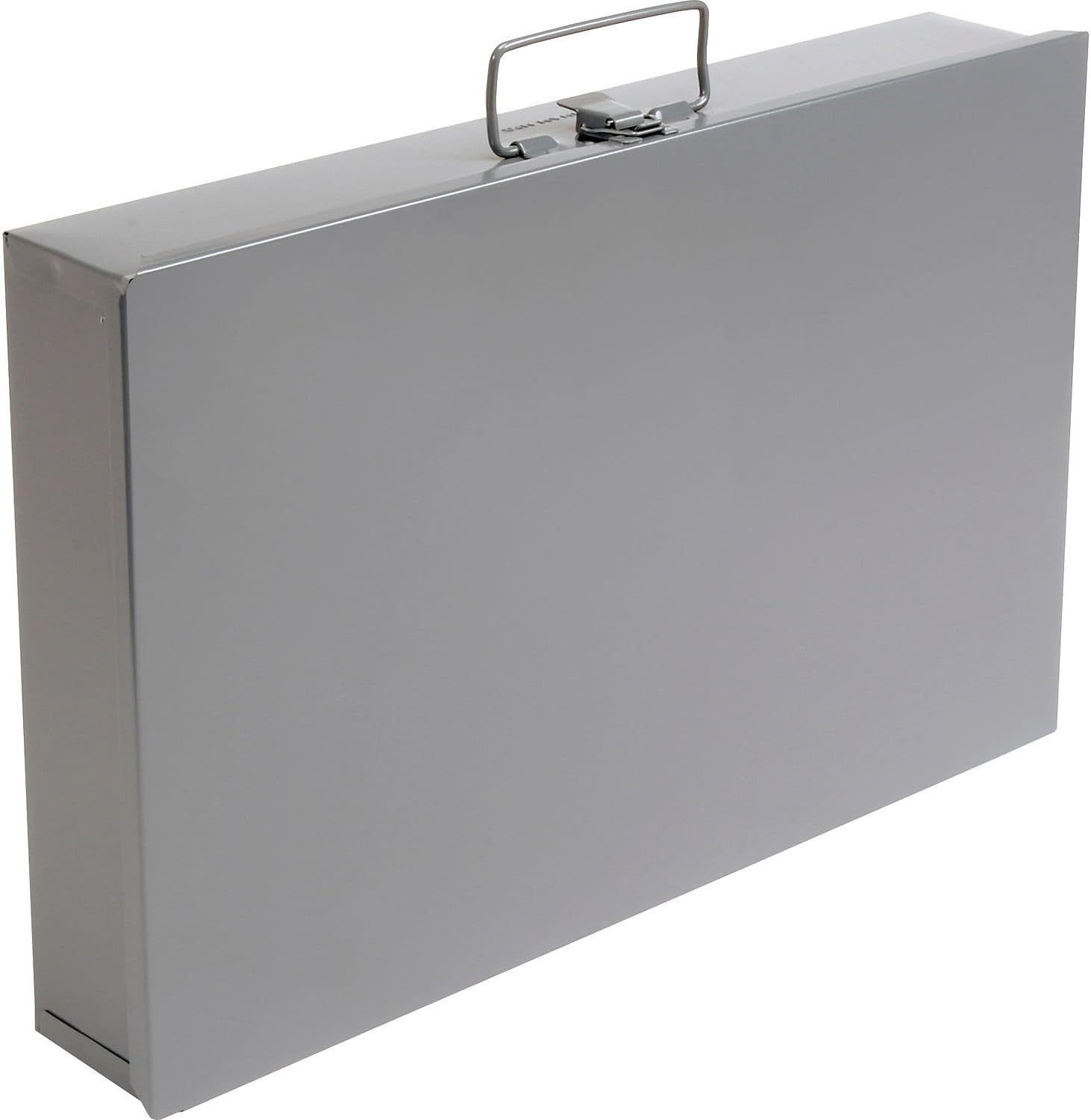 Open compartment box filled with small parts