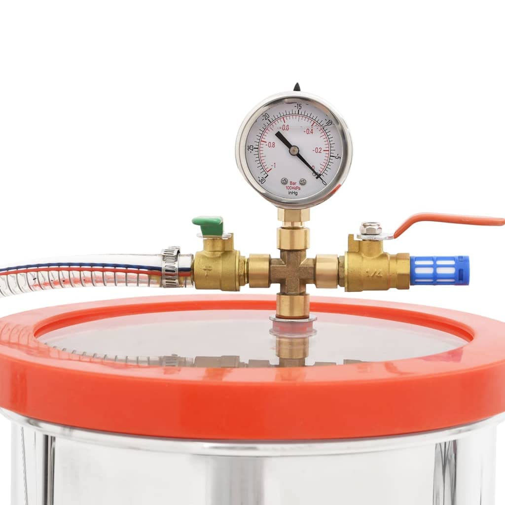 SKM Vakuumkammer mit 2-stufiger Pumpe 7,4 L, Weight: 15.81 kg, 3100542