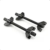 Encolhedor de Mola Suspensão Automotiva Par Reforçado FR0010 Feron em Aço Forjado Compressor Manual de Molas Helicoidais Universal para Amortecedor Carros e Utilitários Profissional