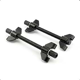 Encolhedor de Mola Suspensão Automotiva Par Reforçado FR0010 Feron em Aço Forjado Compressor Manual de Molas Helicoidais Universal para Amortecedor Carros e Utilitários Profissional