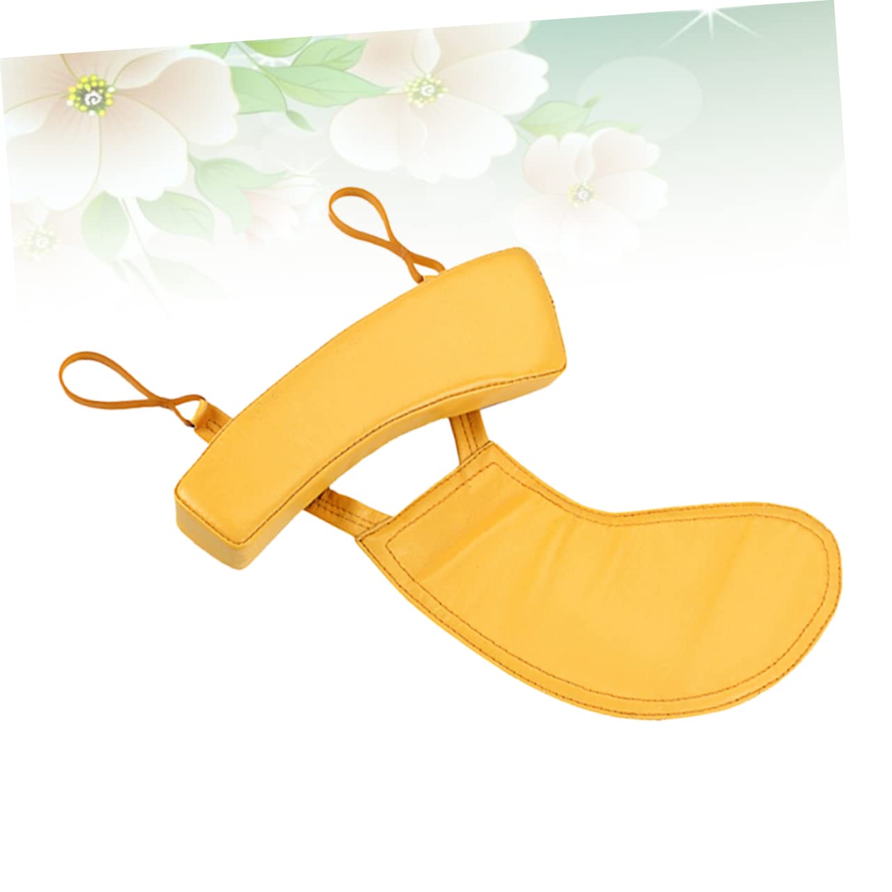 ifundom Almohadilla de Mentón de Violín 4/4 B498 Desmontable en Piel de Oveja Diseño Ergonómico para Alivio del Dolor en Músicos Profesionales