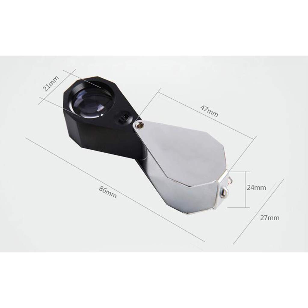 Lupa/lupa de mano con luz LED 10X 20X Lupa de lectura, adecuada para libros, periódicos, mapas, monedas, joyas, pasatiempos y manualidades, lupa de alta lupa 30x HD, lupa de joyero 30 x 21 m The New