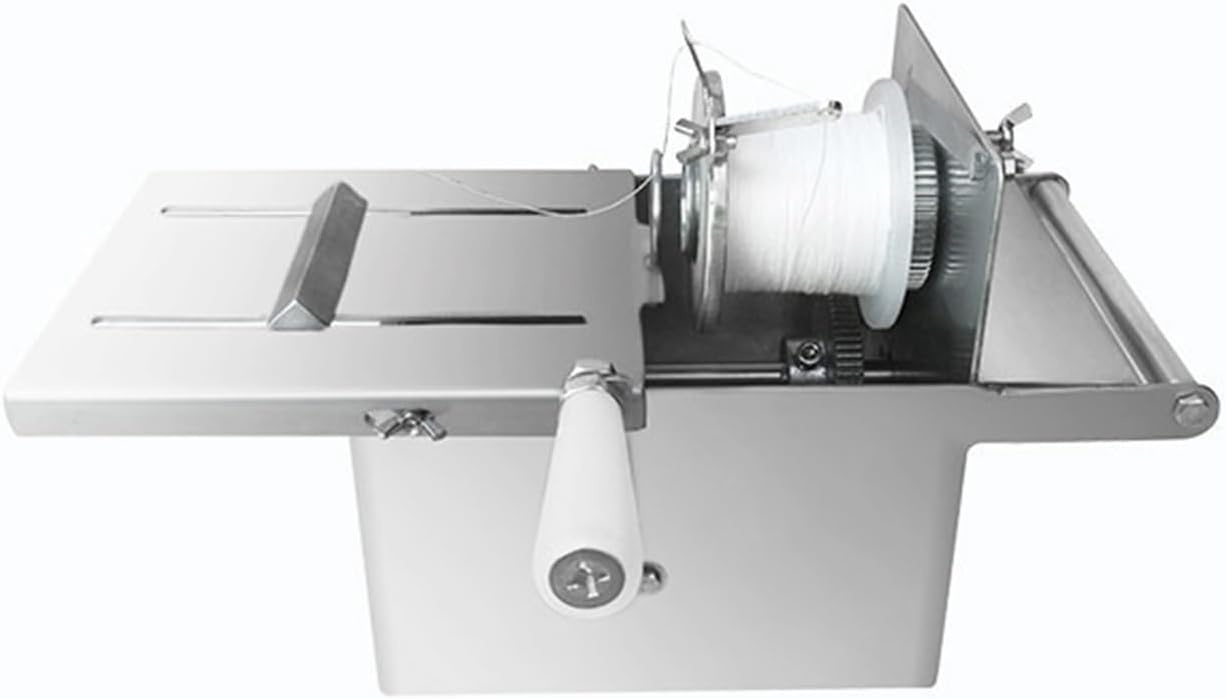 Manual Sausage Tying Machine Stainless Steel Manual Hand-Rolling Sausage Tying & Knotting Machine Sausage Linker Machine for Commercial Home Use (MY52A)