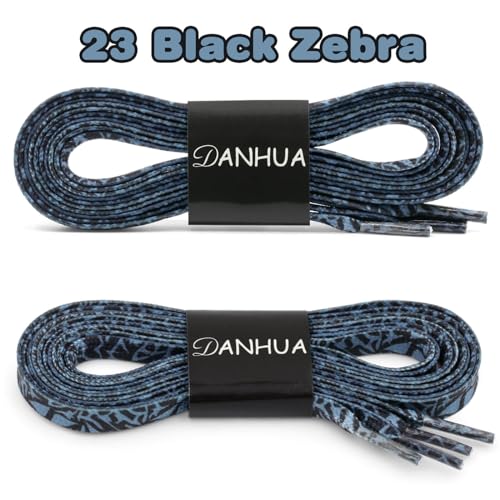 Image of Flat Colorful Shoelaces Gradient Rainbow Shoe Lace Shoestring 2 Pair