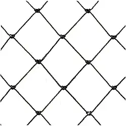 Kit Rede Tela Proteção Crianças Gatos Sacada 1,30x1,60 (Preto)