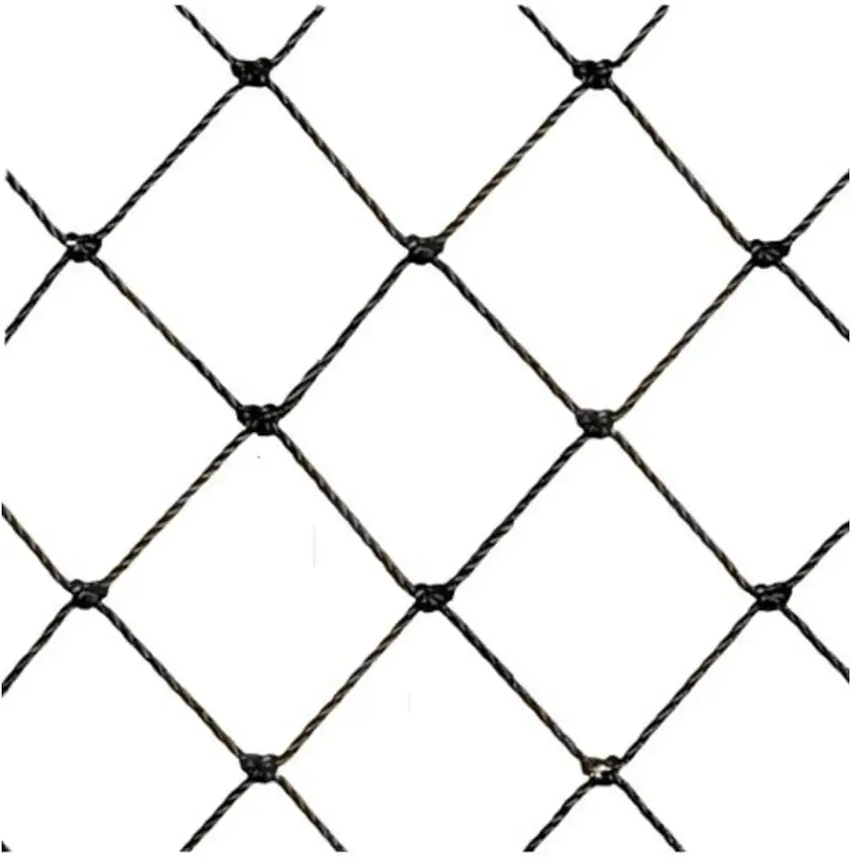 Rede de Proteção 1,20 x 1,20 m para Sacada e Janela | Kit Completo para Segurança de Crianças e Pets (Preto)