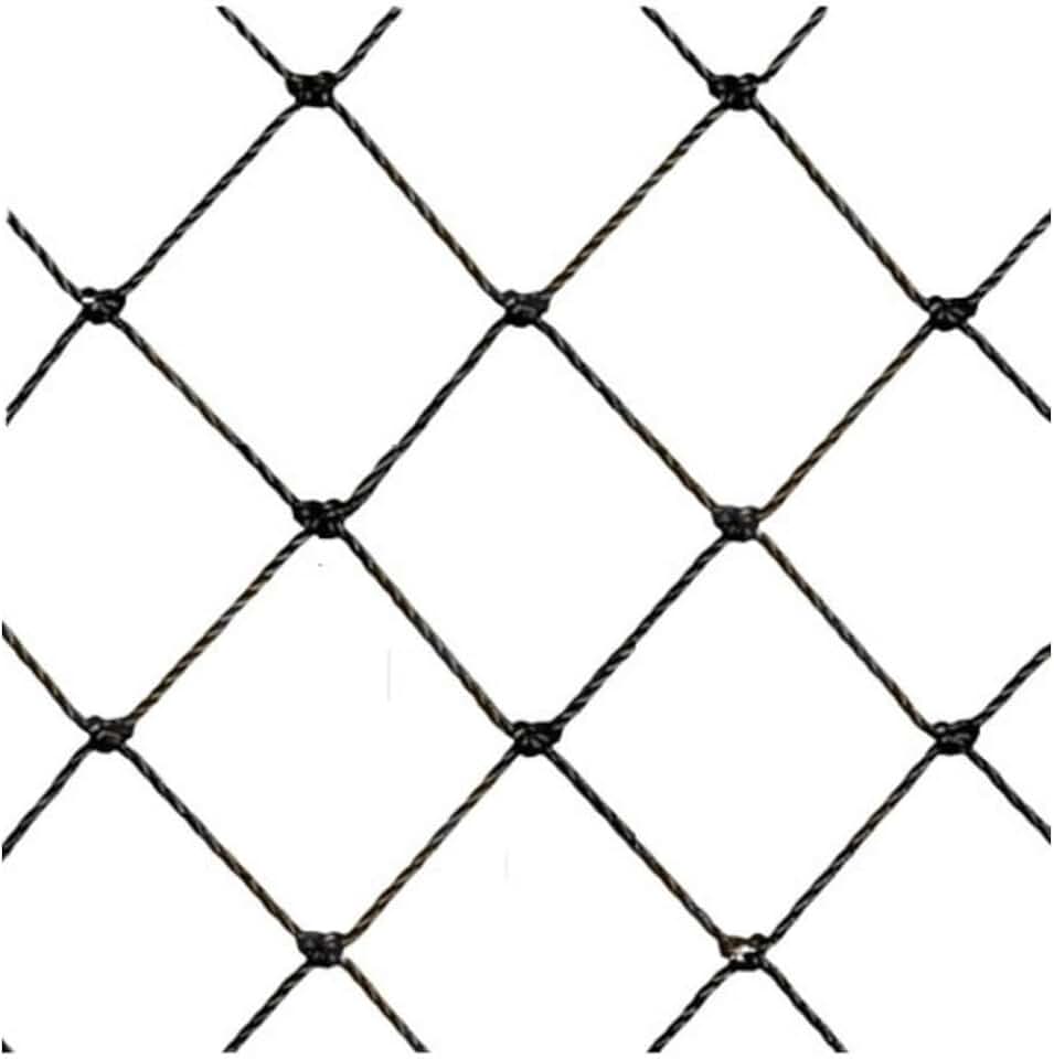 Rede de Proteção 1,20 x 1,20 m para Sacada e Janela | Kit Completo para Segurança de Crianças e Pets (Preto)