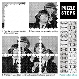 Puzzle de 500 pièces The Beatles – Jeu de casse-tête pour adultes et enfants – Activités éducatives – Impression claire – Planche de puzzle épaisse et durable (52 x 38 cm) - Les Beatles, Paul McCartney, John Lennon, RIngo Starr, George Harrison Puzzle de 500 pièces The Beatles - Jeu de casse-tête pour adultes et enfants - Activités éducatives - Impression claire - Planche de puzzle épaisse et durable (52 x 38 cm) – Image 4