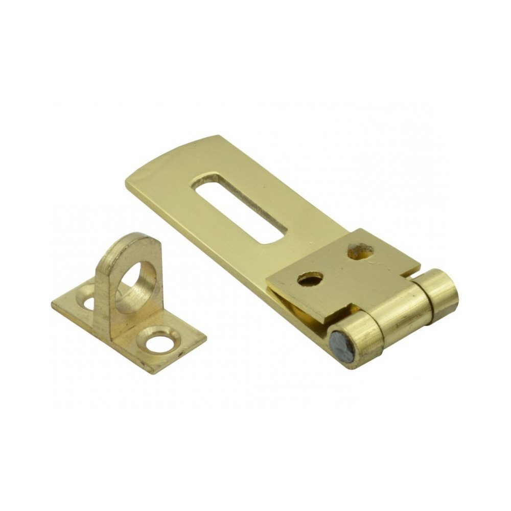 Dzina Brass Dzina™ Hasp And Staple 50Mm X 15Mm (2 Inch) Pack Of 1