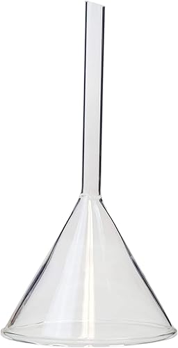 Embudo de vástago corto FUNNEL-SS-90, apertura de embudo de 3.543 in de diámetro