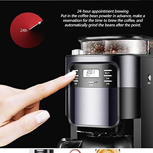 SQQSLZY Kaffeeutensilien Bean Cup Filter Kaffeemaschine Kaffeemaschine automatische Mühle Home-Office Nicht-Kapsel… – Bild 4