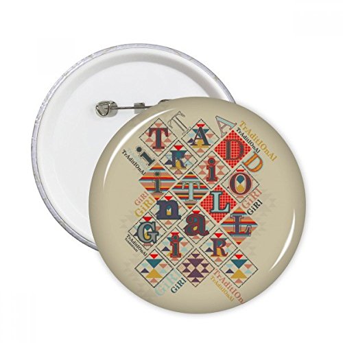 Chips rond badge bouton pins XL décoration de cadeau multicolore