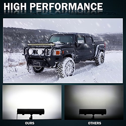 30 Inch LED Light Bar, OFFROADTOWN 496W Quad Row LED Driving Light Spot Flood Combo Beam Light Bar Off Road Fog Light for Truck Vehicle ATV UTV SUV Ford Boat