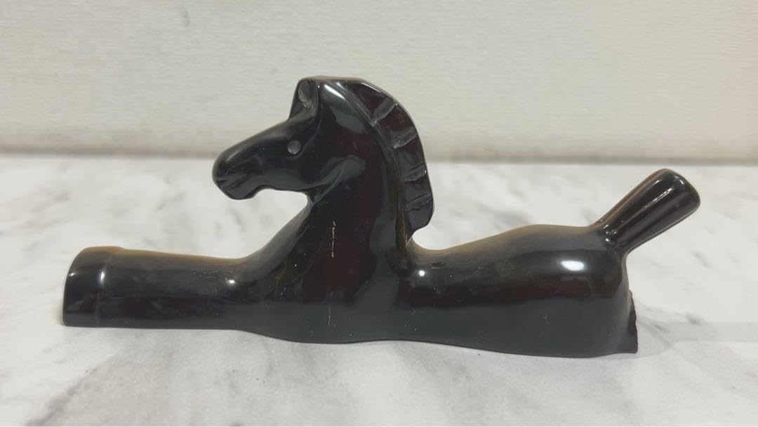 Amazon.co.jp: 文具 馬型 文鎮 タイガーアイ 虎目石 : 文房具