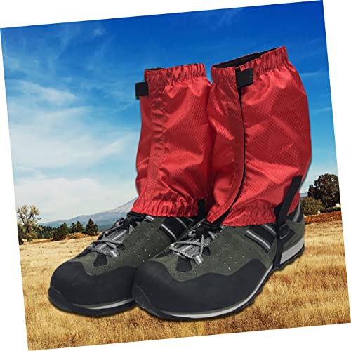 Polainas para botas de montaña impermeables y cubiertas antidesgarro tobilleras 8