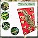 Okueejur Mini Reptile Rock Climbing Wall, Terrarium Enclosure Enrichment & Habitat Décor for Bearded Dragons, Geckos, Lizards, Snakes, Tree Frogs and Small Amphibians (Red & Beige)