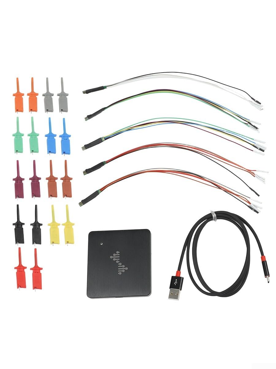 Logic Analyzer 16CH 24MHz Digital Signal Tester für PC Mac Linux mit Open for Source Software