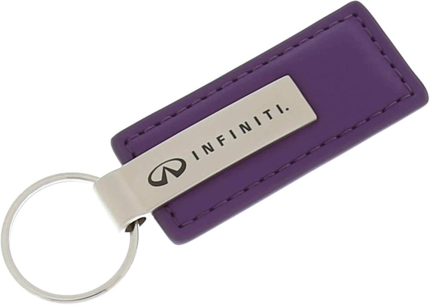AU-TOMOTIVE GOLD Rectangular Leather Key chain for Infiniti