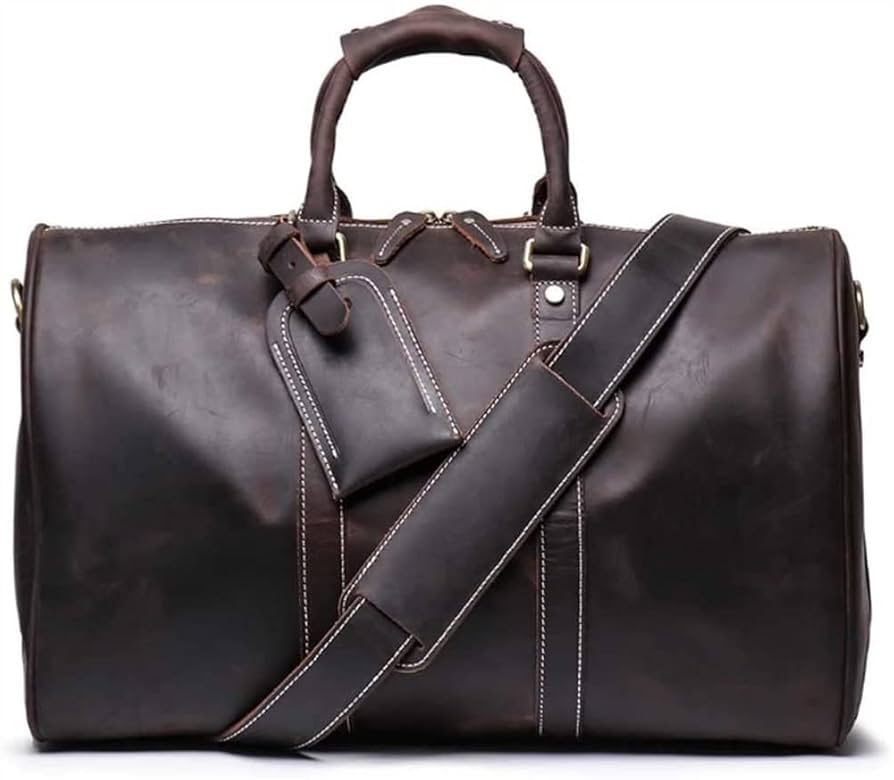 Mens faux leather duffle bag Clearance