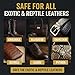 Exotic Leather Cleaner & Conditioner Spray – Cleans, Conditions & Protects Alligator, Crocodile, Snakeskin, Lizard, Ostrich & More – 8oz with Microfiber Cloth – Boots, Shoes, Bags, Belts