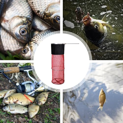 Cesta de peixe, bolsa de rede de pesca | Saco de rede de peixe flutuante portátil,Equipamento de art