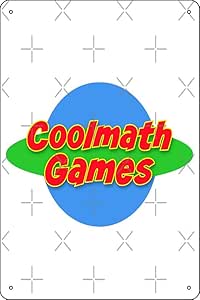 Amazon.com: Coolmath Games Print 8 x 12 Inch Funny Metal Tin Sign Game ...