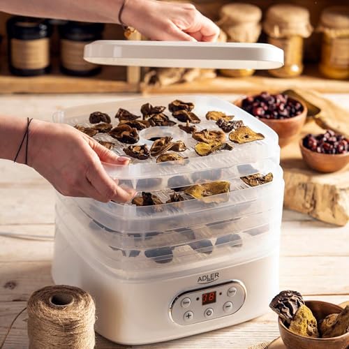 Foto von Adler AD 6658 Dörrautomat für Lebensmittel, 550 W, Weiß