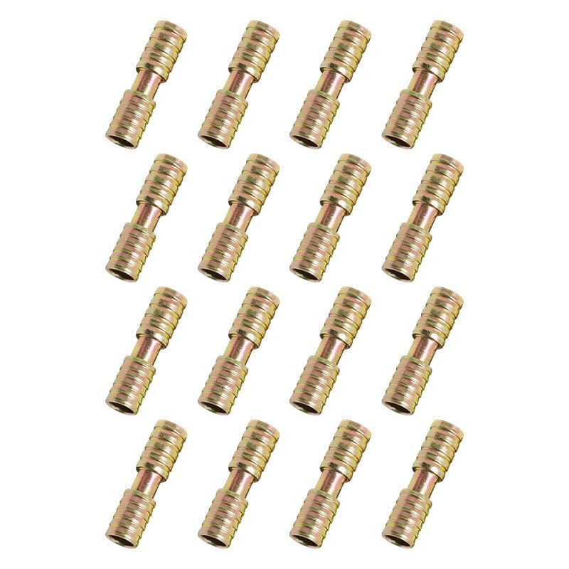 16 Pairs 8mm Model Railway Baseboard Alignment Dowels, Carbon Steel Train Layout Dowel Pins for DIY Precise Board Joining