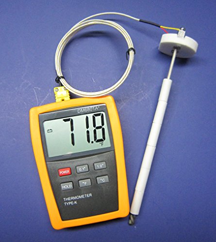 High Temperature k-Type Thermocouple Sensor Ceramic Kiln Furnace with Connector Plate and Hook