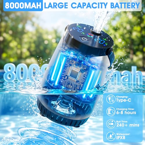 WaveHaven Portable Shower with LED Display