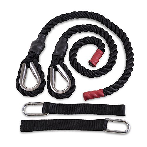 Mini cuerda de escalada  gimnasio | Carreras de obstáculos | Parque infantil | Playhouse | Marco de escalada, 3 Ropes