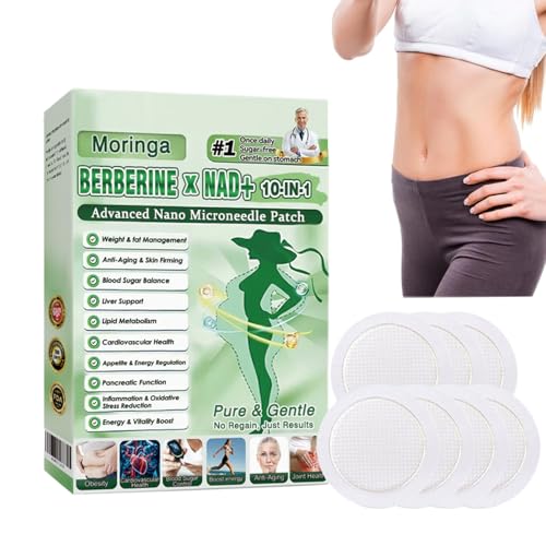 Acunny Parches | 7 Almohadillas de Microagujas - 10 En 1 Parches Para Tensar La Piel | Para Mujeres Moldeado Corporal Belleza Reducción De Grasa Uso Diario En El Hogar Y De Viaje