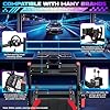 Likeem Racing Simulator Cockpit Stand with Elite Series Racing Seats, Adjustable Height, Universal Compatibility for Logitech/Thrustmaster/Fanatec G29 G920 G923 T80 T300, USB, Ergonomic, Modular #3