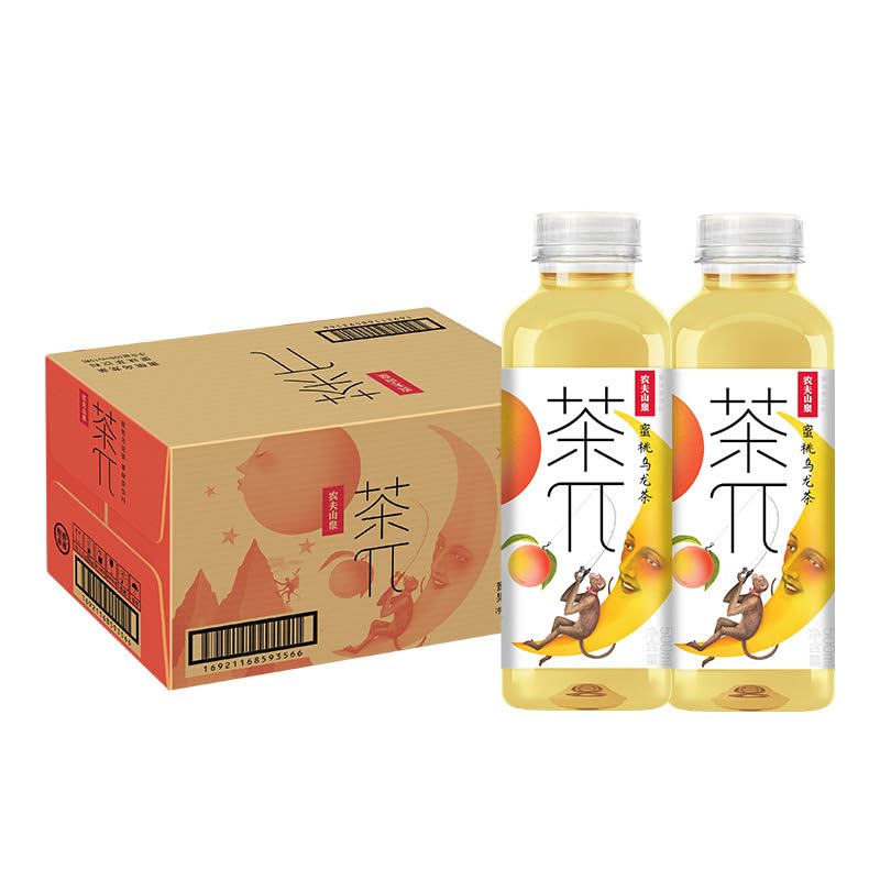 Amazon.co.jp: 農夫山泉 茶π 蜜桃烏龍茶 ピーチウーロン茶【ケース販売