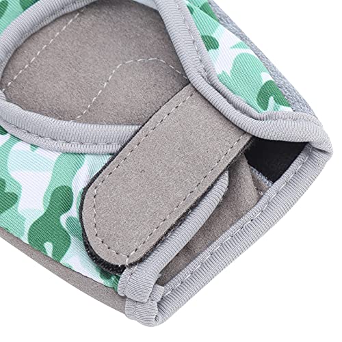 01 02 015 Luvas de ciclismo pequenas, luvas portáteis para crianças meio dedo verde antiderrapante r