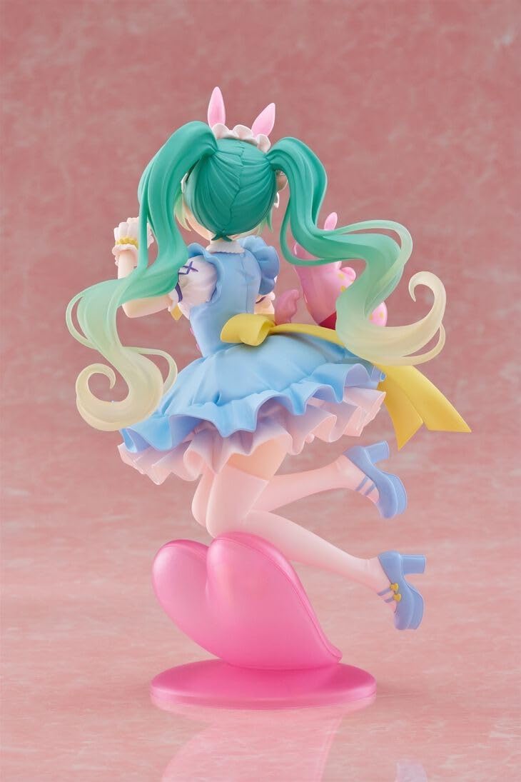 Hatsune Diva Miku Collectible Statue with Stand Anime Collection (Miku x Rody AMP Fairy Tale)